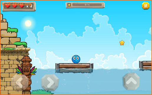 Blue Ball 11: Bounce Ball Adventure screenshot