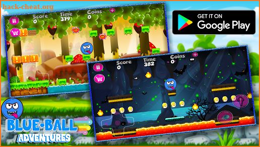 Blue Ball : In The Jungle Adventures screenshot