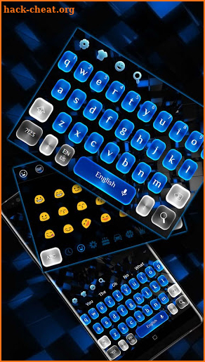 Blue Black Keyboard screenshot