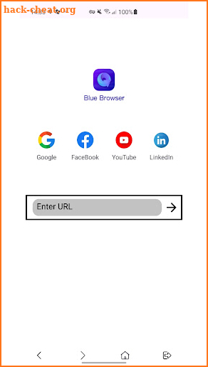 Blue Browser screenshot