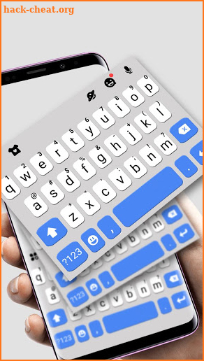 Blue Business Keyboard Theme screenshot