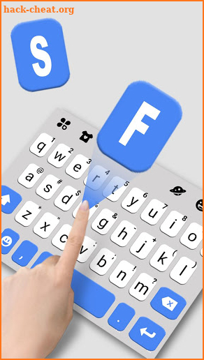 Blue Business Keyboard Theme screenshot