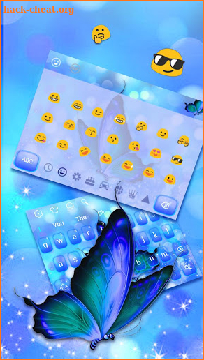 Blue Butterfly Keyboard screenshot