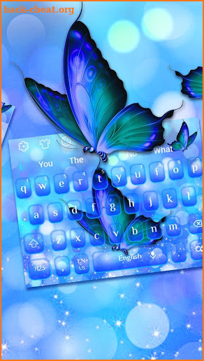 Blue Butterfly Keyboard screenshot
