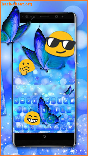 Blue Butterfly Keyboard screenshot