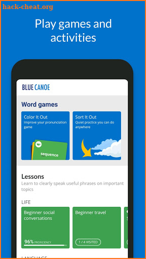 Blue Canoe screenshot