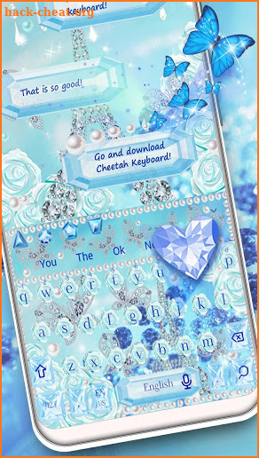 Blue Diamond Paris Keyboard screenshot