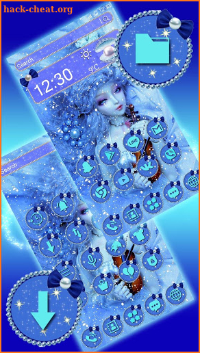 Blue Doll Theme screenshot