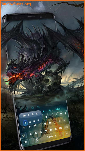 Blue Dragon Keyboard 🐉 screenshot