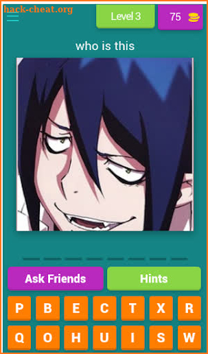 Blue Exorcist character quiz screenshot