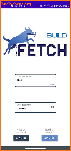 Blue Fetch screenshot
