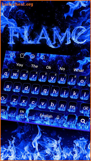 Blue Flame Keyboard screenshot