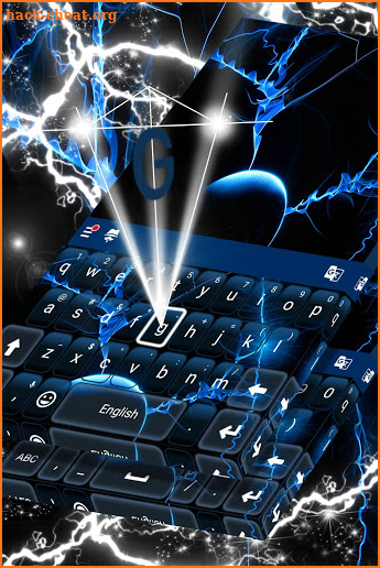 Blue Flash Keyboard screenshot
