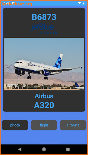 Blue Flight Tracker screenshot