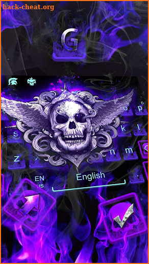 Blue Grim Reaper Keyboard screenshot