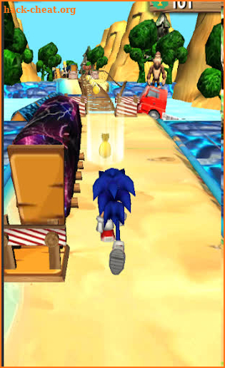 Blue Hedgehog Adventure Dash - New Jungle screenshot