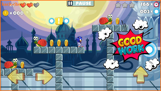 Blue Hedgehog Dash Adventure screenshot