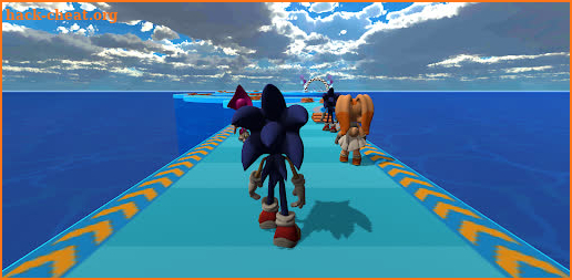Blue Hedgehog Dash Hero screenshot