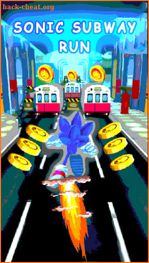Blue Hedgehog Dash - Hero Runner screenshot