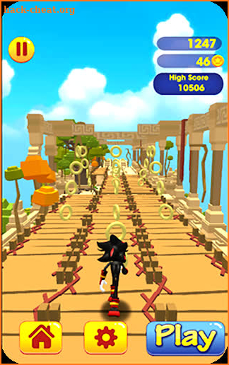 Blue Hedgehog dash Runner screenshot