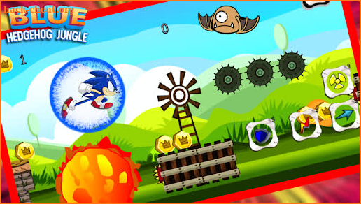 Blue Hedgehog Dash Runner 2021 screenshot