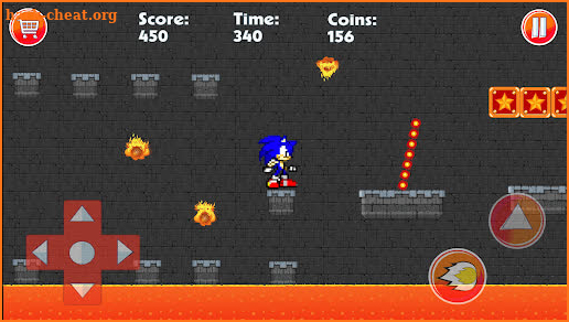 Blue Hedgehog Dash Runner Rush screenshot