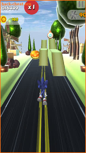 Blue Hedgehog Faster Runner screenshot