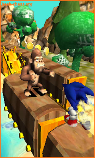 Blue Hedgehog Run : Dash Adventure screenshot