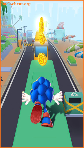 Blue Hedgehog Run: Fun Endless Running Game screenshot