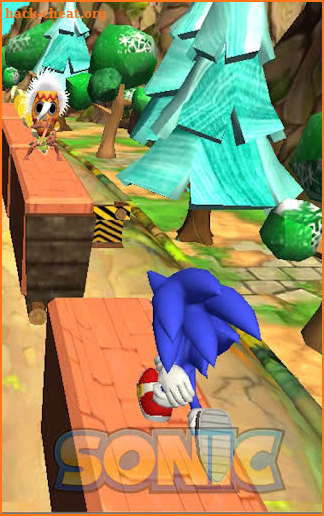 Blue Hedgehog Run - Jungle Rush Adventure screenshot