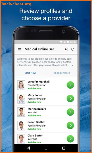 Blue KC Virtual Care screenshot