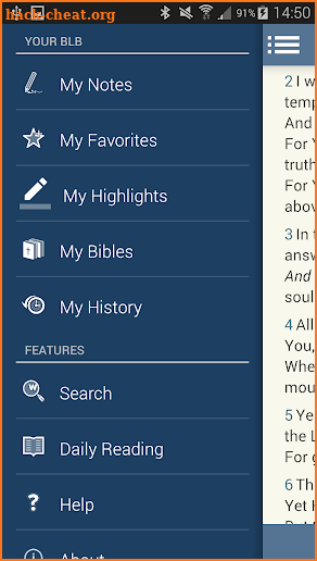 Blue Letter Bible screenshot