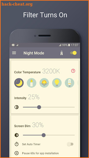 Blue Light Filter - Night Mode screenshot