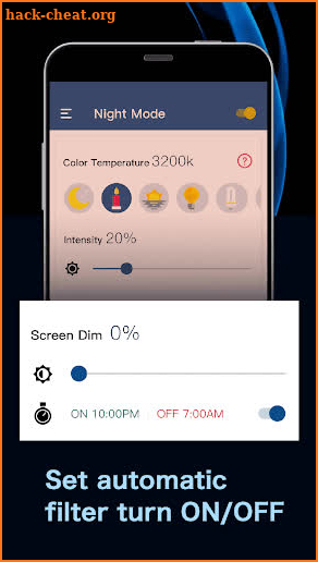 Blue Light Filter - Night Mode and Filter screenshot
