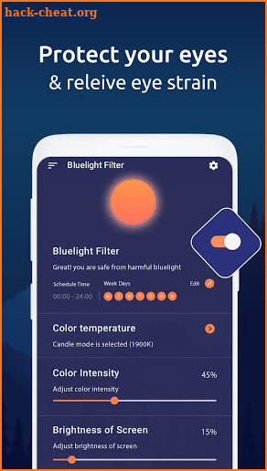 Blue Light Filter - Night Mode, Reading Mode screenshot