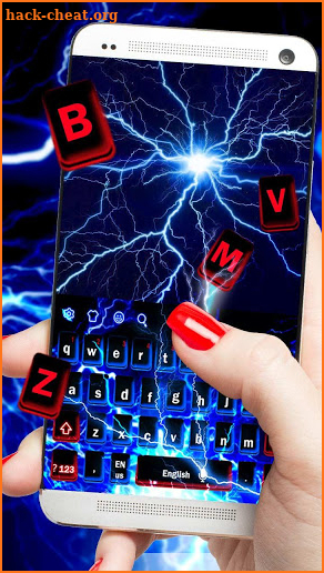 Blue Lightning Keyboard screenshot