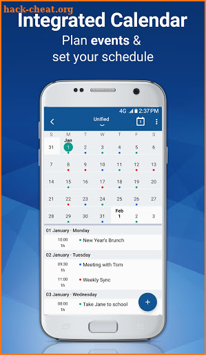 Blue Mail - Email & Calendar App screenshot