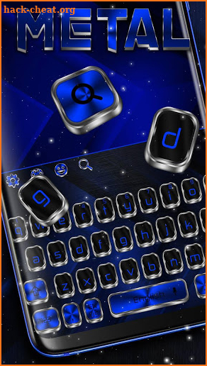 Blue Metal Keyboard screenshot
