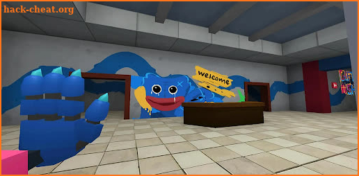 Blue Monster Escape Minecraft screenshot