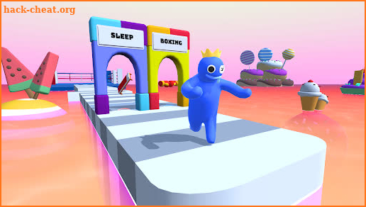 Blue Monster Run screenshot