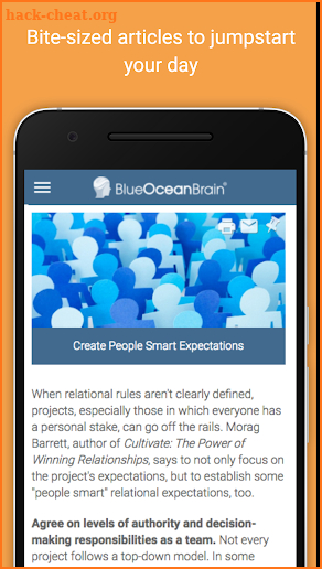 Blue Ocean Brain screenshot
