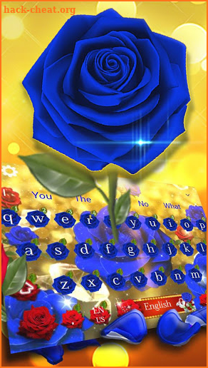 Blue Rose 3D Keyboard screenshot