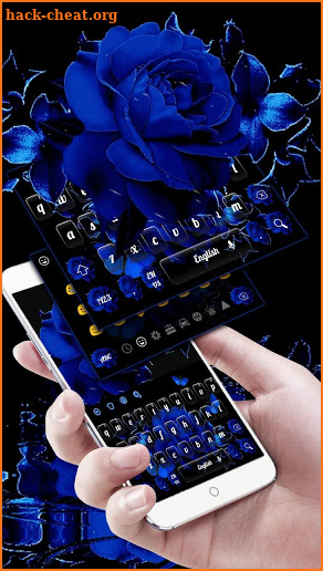 Blue Rose Butterfly Keyboard screenshot