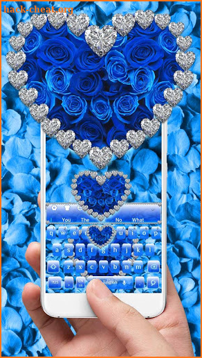Blue Rose Diamond Keyboard screenshot
