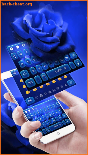 Blue Rose Keyboard Theme screenshot