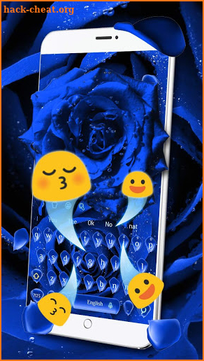 Blue Rose Petal Keyboard screenshot