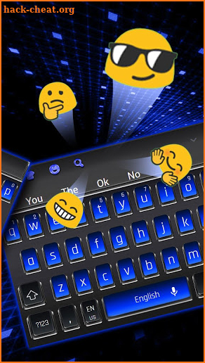 Blue Silver Keyboard screenshot