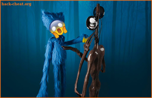 Blue Siren Head Scary Game screenshot