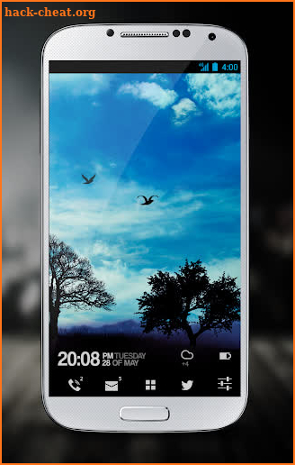 Blue Sky Free Live Wallpaper screenshot
