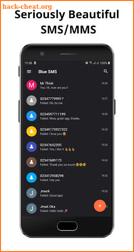 Blue SMS - Messenger screenshot